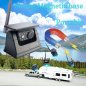 Cuvacia kamera s monitorom 7" - Set bezdrótová kamera HD 720P Magnetická Solárna s 7 IR LED