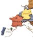 Drvene pribadače (markeri) - za drvenu kartu svijeta na zid - 20 kom