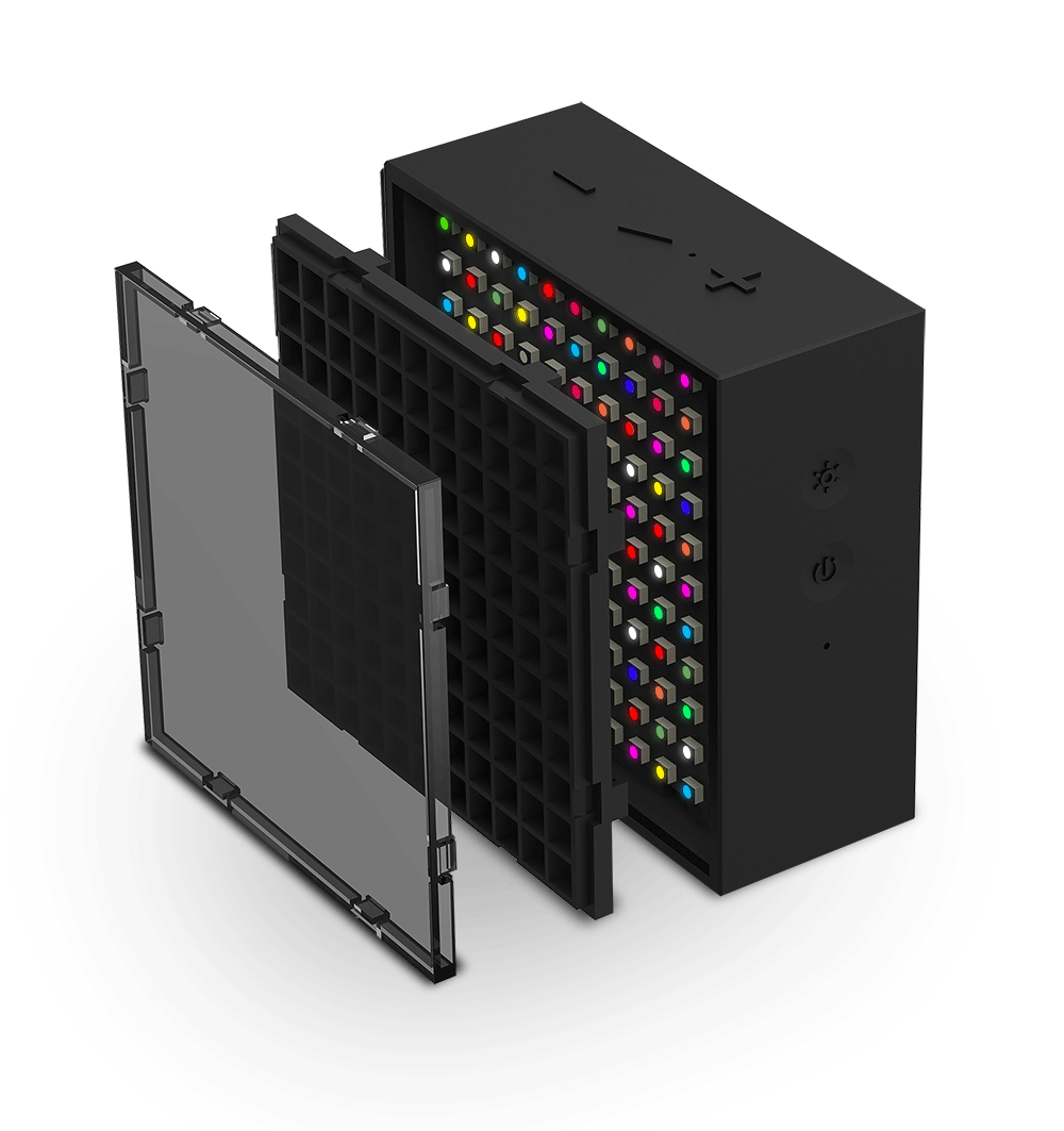 TimeBox - MINI Divoom - Haut-parleur portable avec 121 LED RVB programmables