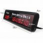 LED Digitálne hodiny s odpočítavaním dní - 37 cm x 10 cm