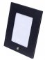 Stalak za okvir za slike - luksuzni kožni držač za fotografije crni 21,5x17,5 cm