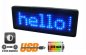 LED Namensschild - Blau 9,3 cm x 3,0 cm