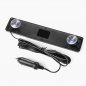 Car LED display blue with remote control 23 x 5 x 1 cm, 12V