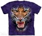 T-shirt ng Mountain - Galit na tigre
