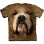 Zwierząt twarz t-shirt - Buldog angielski