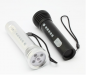 Kamera i lommelygte med 4 lysdioder + mp3-afspiller