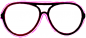 Неонске наочаре - ружичасте