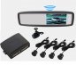 Parking system with LCD rearview mirror + 4 sensors