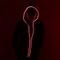 Led illuminant Hoodie - rouge