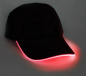 LED светящаяся кепка - красная