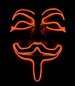 Анонимна маска - наранџаста