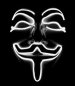 Mặt nạ Carnival Anonymous - Màu trắng