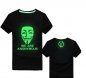 Fluorescencyjne T-shirty - anonimowych