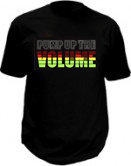 Светодиодная эквалайзер футболка - Volume