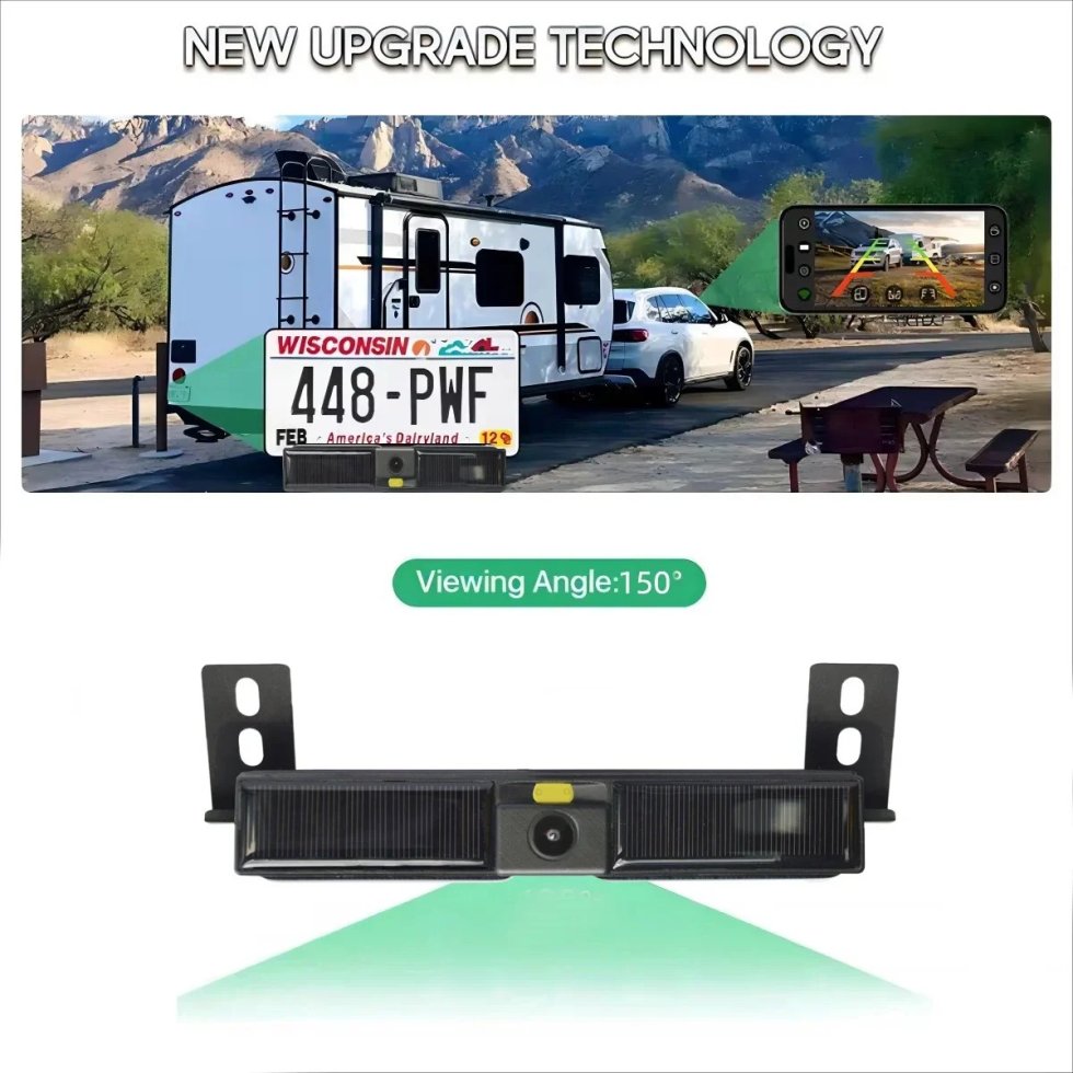 Af Rear Camera Mobile Solar wireless reversing camera FULL HD Wifi for mobile phone (also ...
