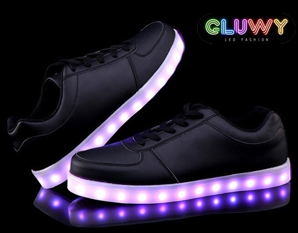 shoes with lights on the bottom
