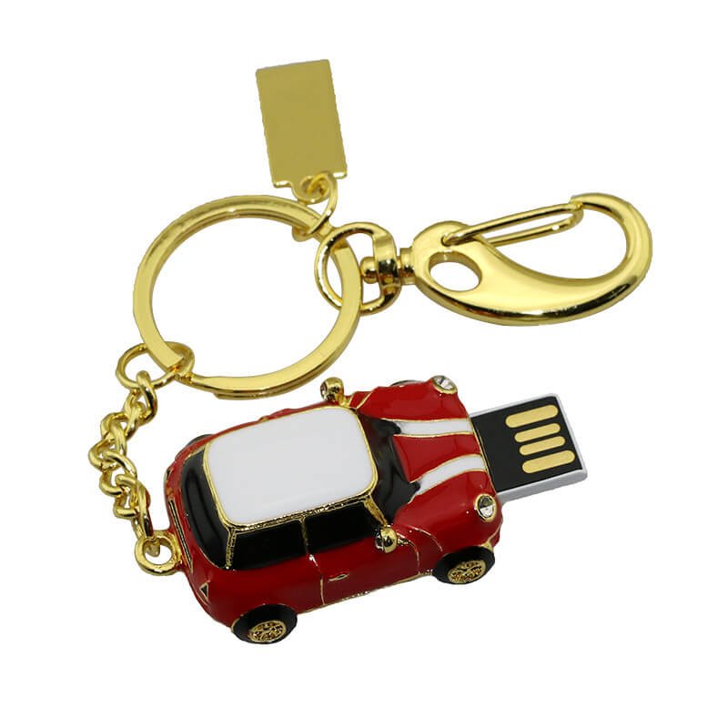 Clé USB 64 Go Mini Style Voiture - Connexion Type-C - Transmission Stable, étanche IPX7 - Pour Auto, TV, Ordinateur