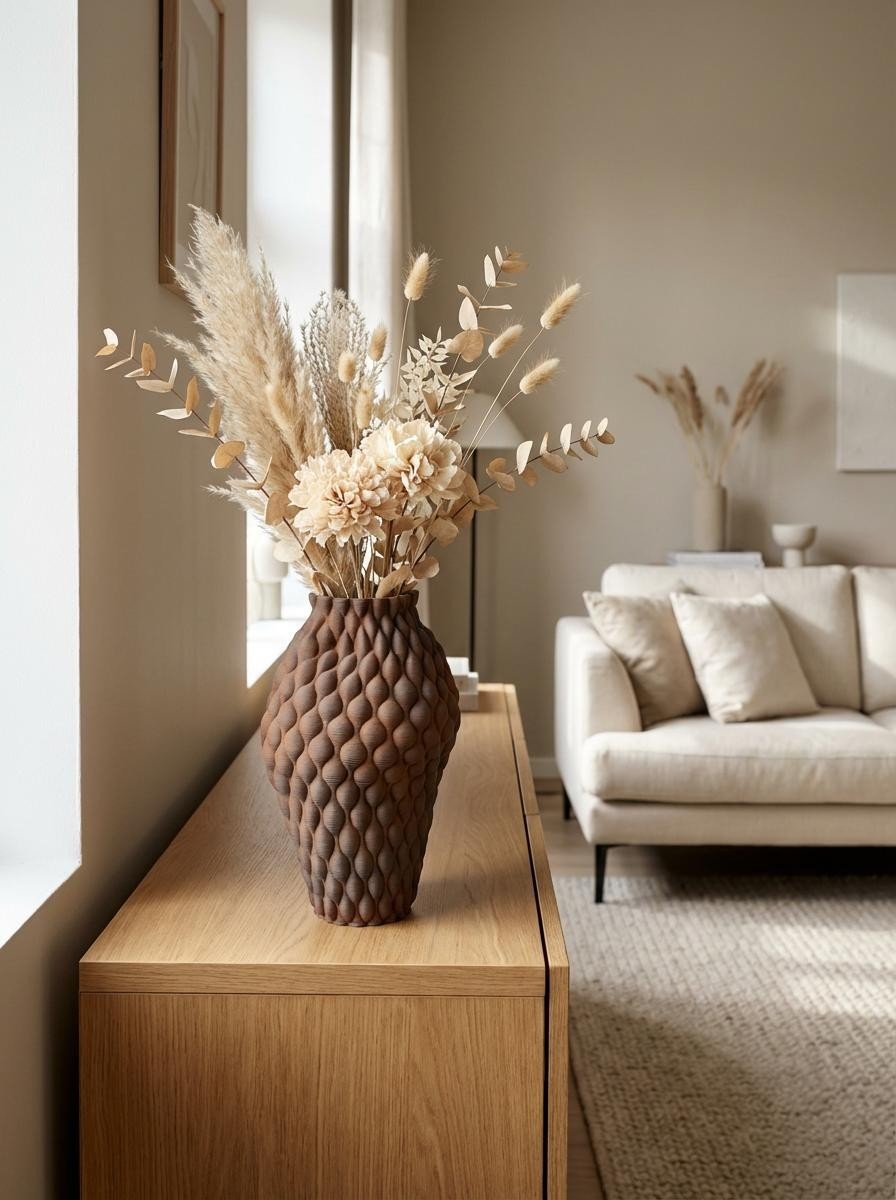Designervase aus Porzellan – Wohnaccessoires, 28,5 cm – Lira