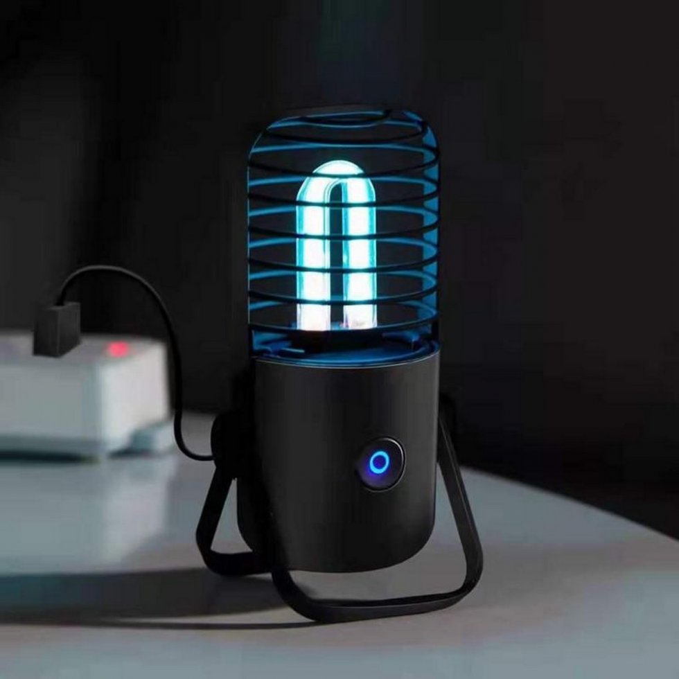 Germicidal lamp UV 360° - Mini disinfection lamp 2,5W with ozone