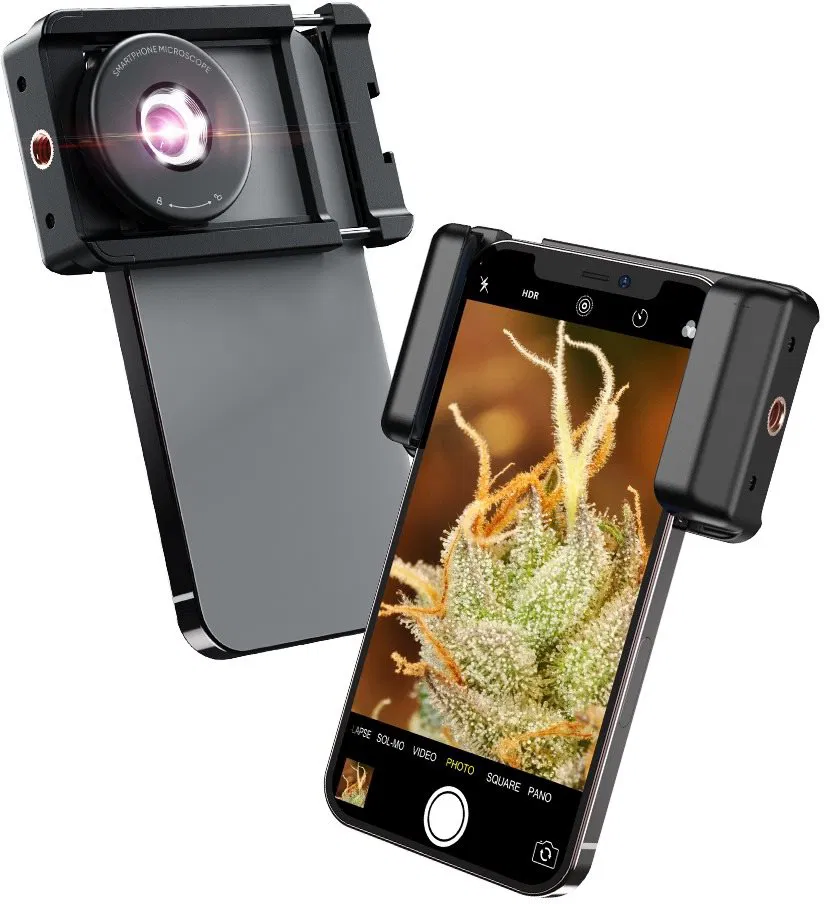 Mobile Filter Lens Mobile Microscope Lens 100x - External Lens for Mobile Phone with LED ...