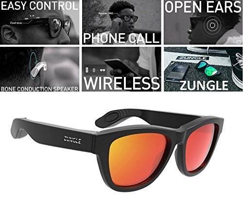 Sport Smart Brille Sonnenbrille drahtlos Bluetooth 4.0 Stereo Headset Blau Ak 
