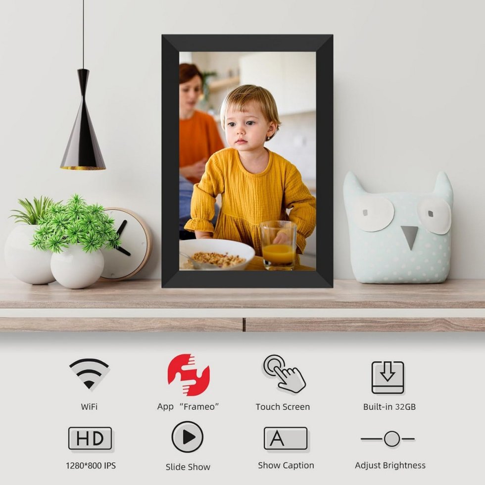 Ios Player Frame Digital photo frame Wifi 10,1'' with display and 32 GB internal memory ...