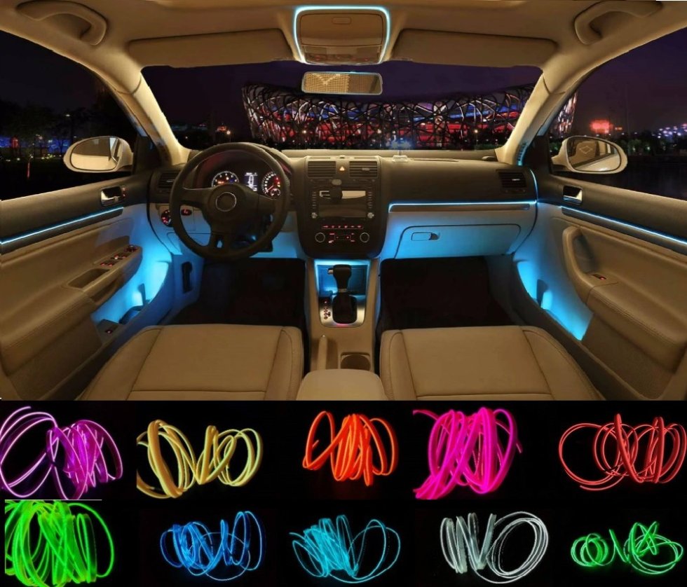 LED valonauha Auton Koristeluun 12V 3M Pituus Cool Mania LED valonauha Auton Koristeluun 12V 3M Pituus Cool Mania
