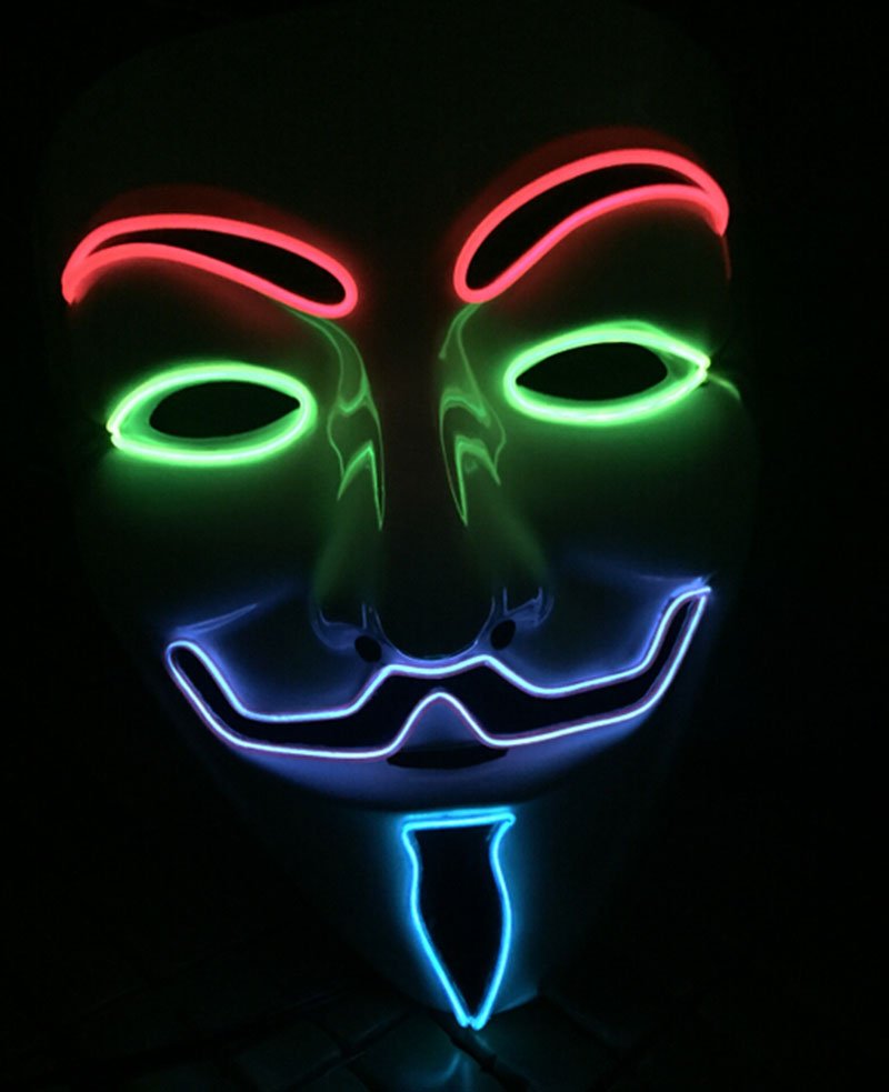 Anonymous mask - multicolour | Cool Mania