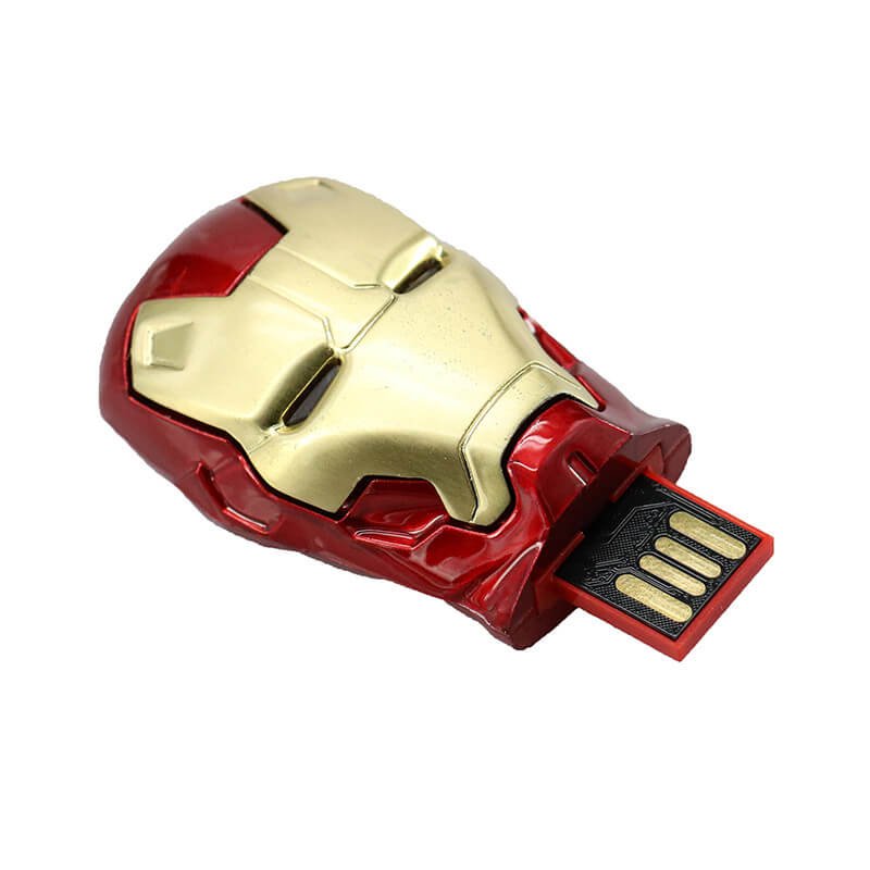 Флэш оптом. Флешка Железный человек. Iron man USB 16. Флэшка с железным человеком. Флешка в голове.