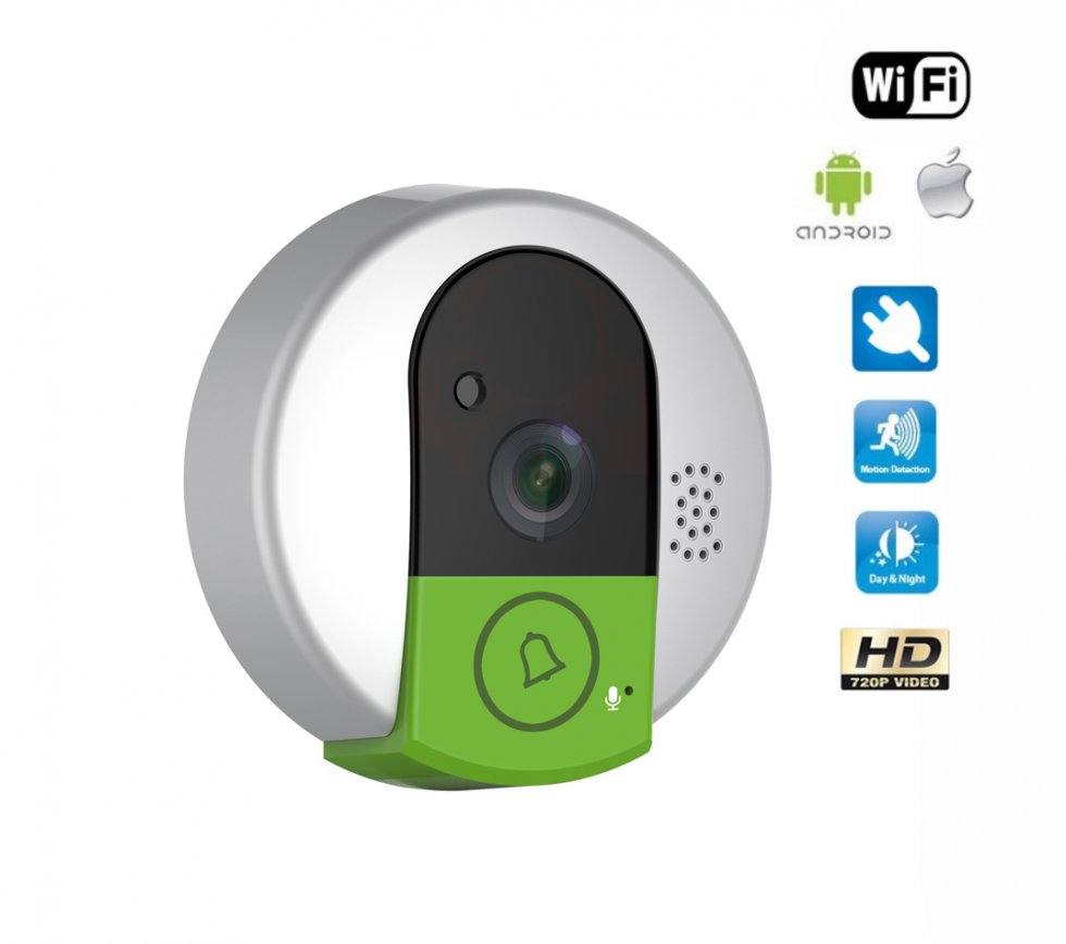 Wireless house doorbell with a Wi-Fi camera | Cool Mania