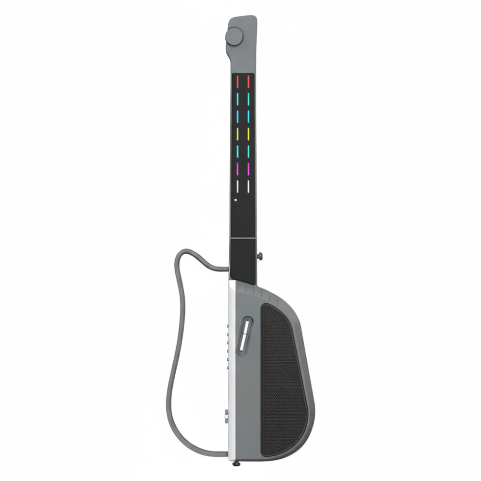 弦なし電子ギター - DSP + 15Wステレオスピーカー搭載折りたたみ式