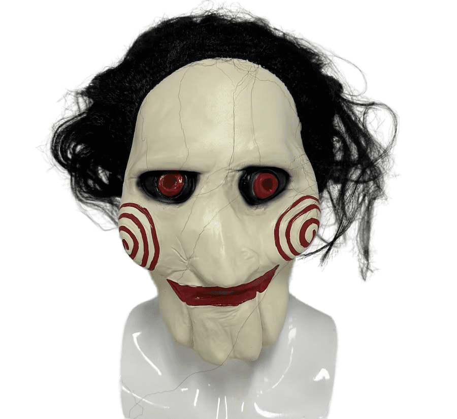 Masque Ours Horreur Halloween LED - Effrayant, Peluche Marron, Yeux Lumineux, Taille Réglable Adulte/enfant