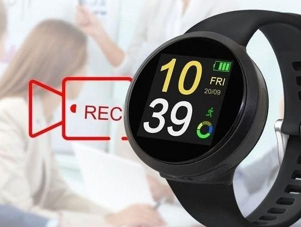 Spy digital wristwatch camera with FULL HD + audio recorder + memory ...