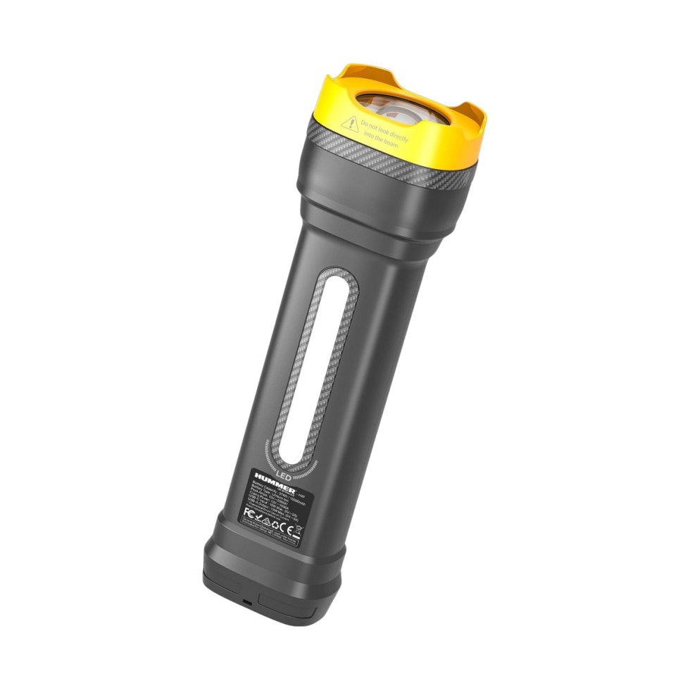 Linterna Hummer Hummer HXF – Linterna LED 400 lúmenes + Arrancador de coche + Powerbank ...