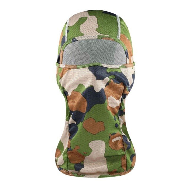 Tactical Camo Quick-Dry Balaclava Face Mask – Windproof, Stretch Fit For Outdoor Sports (Unisex)