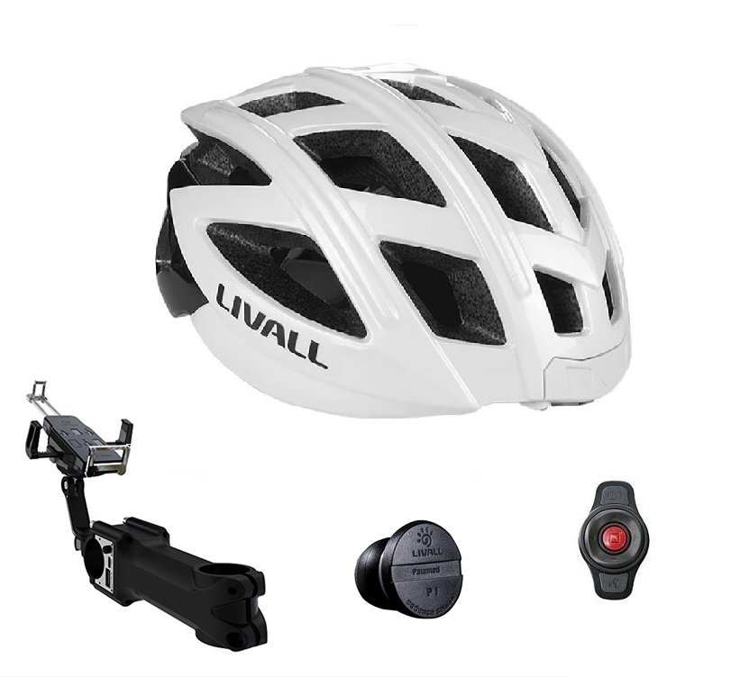 Juego de cascos de bicicleta Casco de ciclismo Livall BH60SE