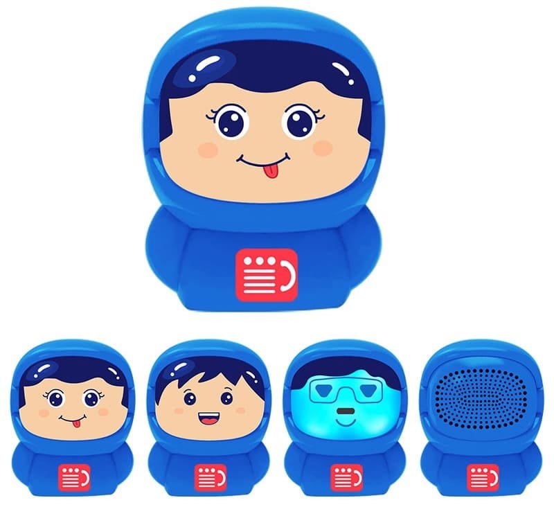 Mini speaker with a changing face Portable wireless bluetooth 3W - Astronaut