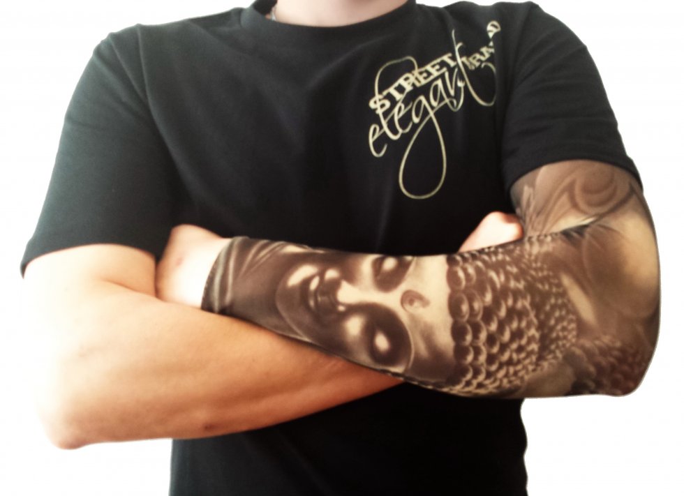 Tattoo sleeves - Budha | Cool Mania Tattoo sleeves - Budha | Cool Mania