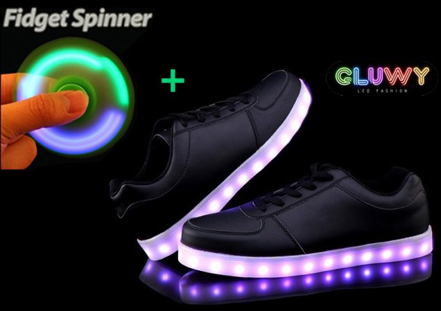 scarpe con le luci sotto