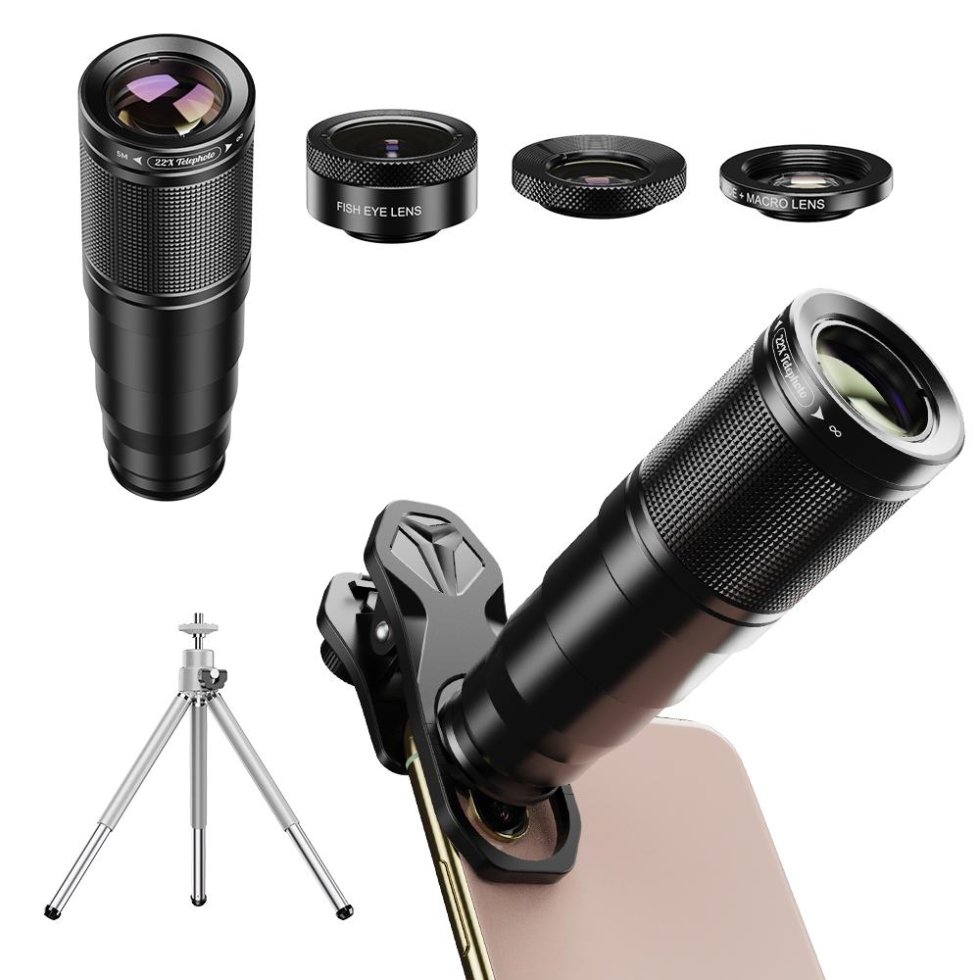 Objectif Macro 25X Universel Pour Smartphone - Lentille Caméra Téléphone Avec Clip Pour IPhone Et Android