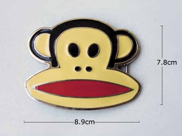 Monkey shop belt buckle