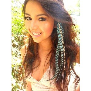 Feather Hair Extension Big Purple Feathers Cool Mania