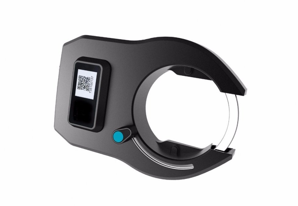 Digital GPS bicycle lock + solar panel Cool Mania