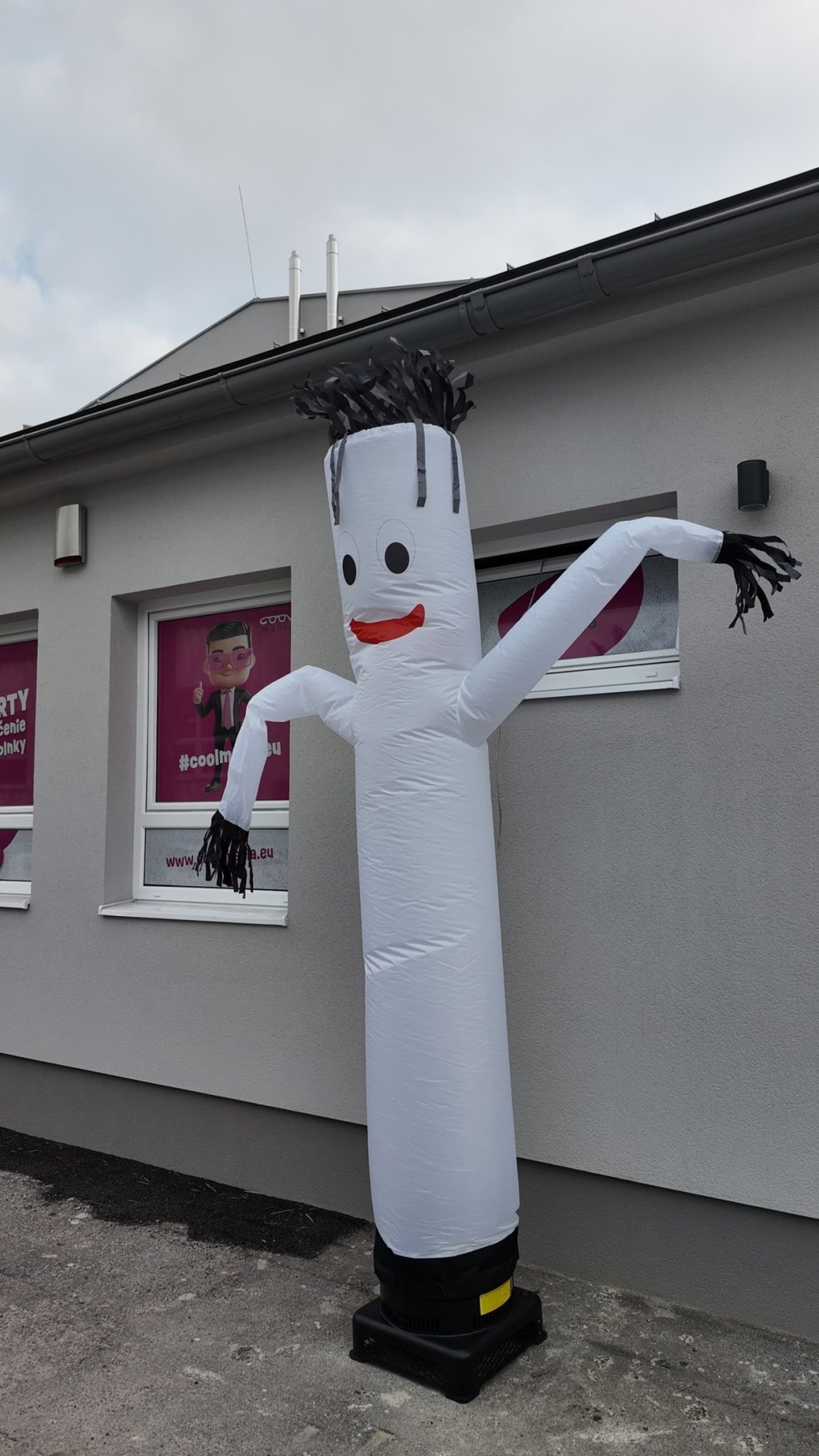 Wacky waving inflatable tube guy - Air dancer man with LED RGB fan with ...