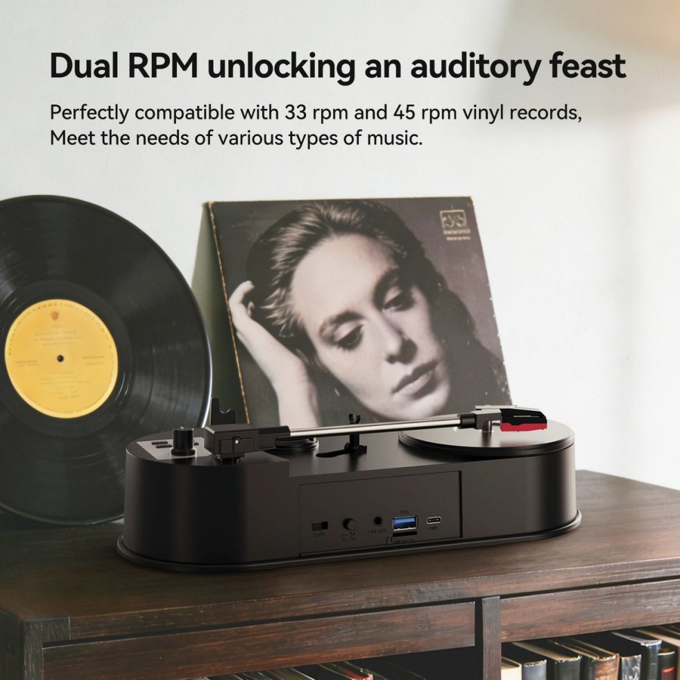 レコードからMP3へのデジタルコンバーター - PCを使わずにLPレコードを