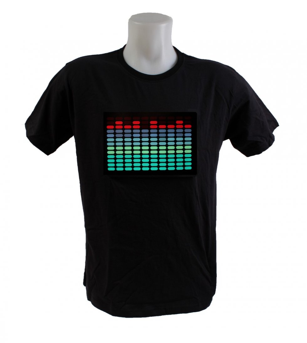 Led t-shirt - T Equalizer | Cool Mania