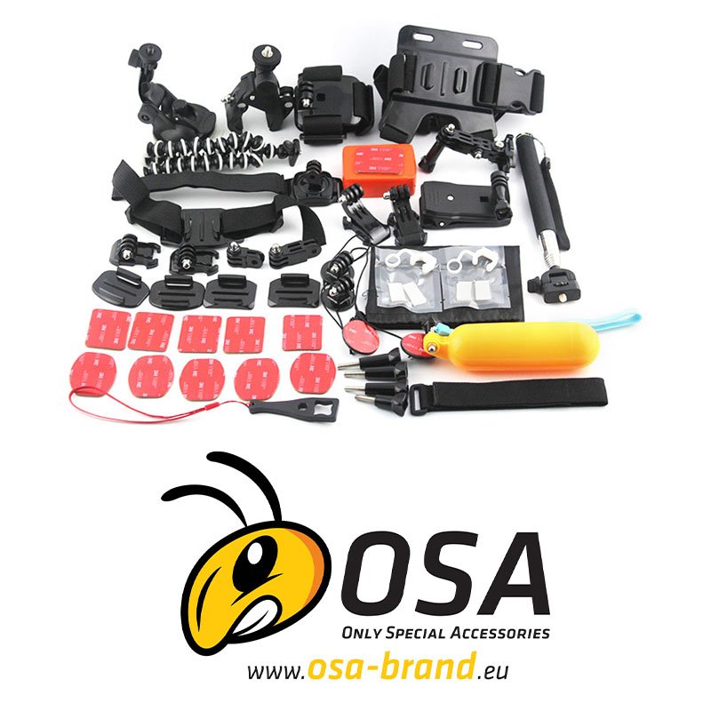 アクションカメラ用アクセサリー一式 - OSA PACK Profi | Cool Mania