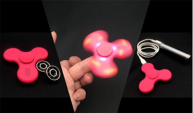 Music Fid Spinner LED with built in bluetooth speaker