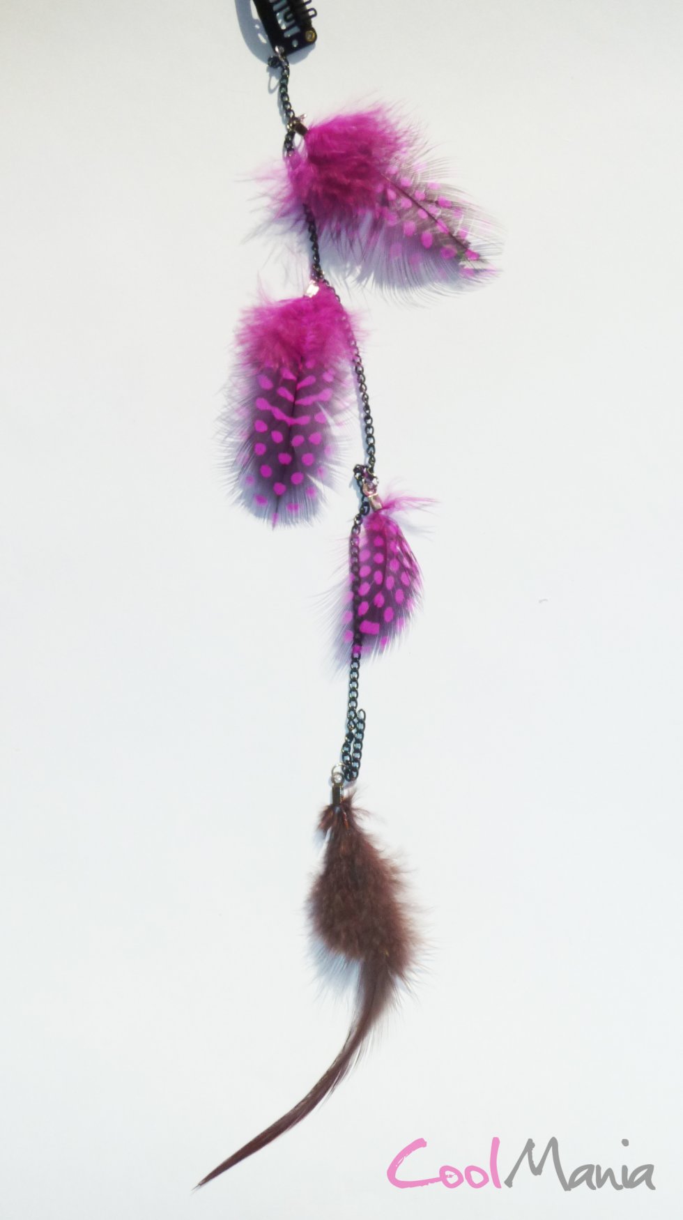 Feather Hair Extension Purple Brown Feathers Cool Mania