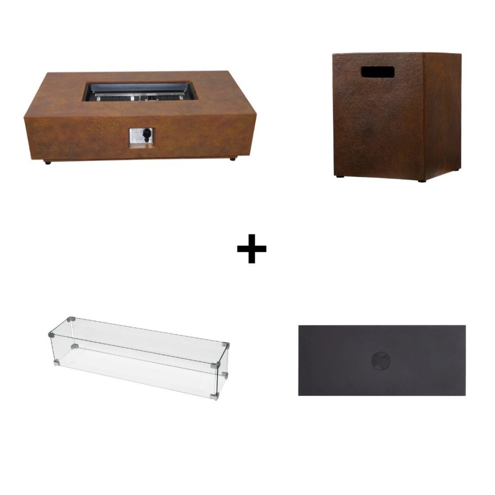 Meja Api Gas Luar – Reka Bentuk Segi Empat Tepat dengan Kemasan Desa ...